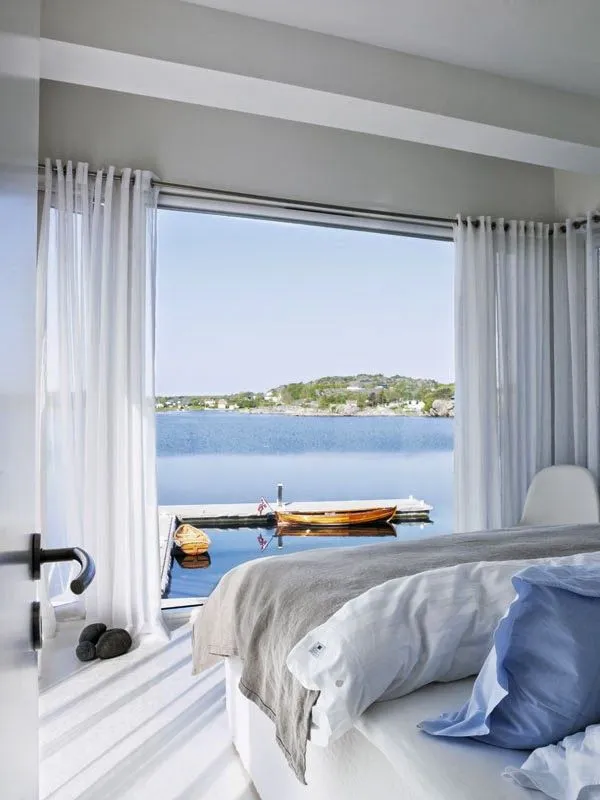 Quarto com vista para o mar