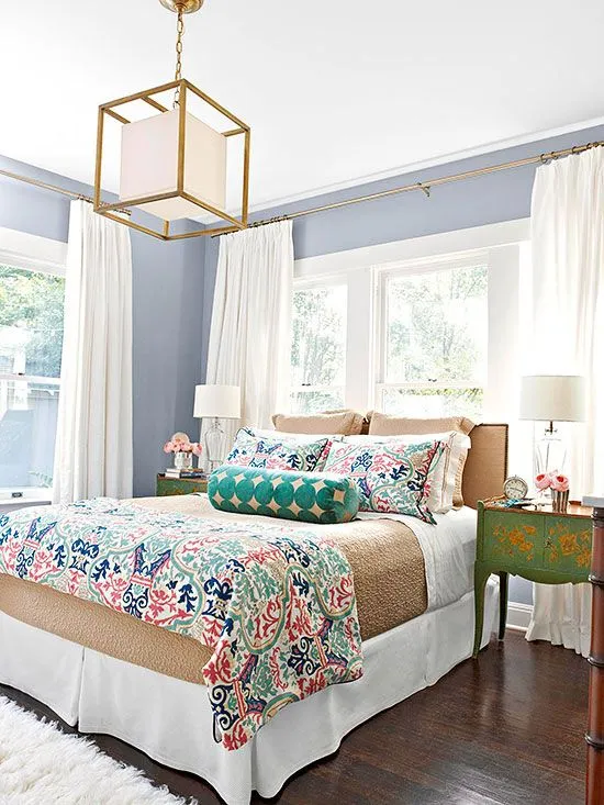Cortinas para quarto de Voil