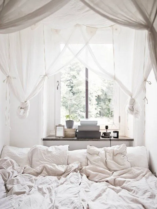 Cortinas para quarto romântica
